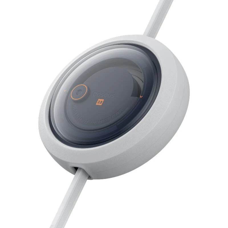 Schnellladekabel 3in1 Baseus Free2Draw USB-C auf USB-C/Lightning/Micro 100W, 1,1m (weiß)