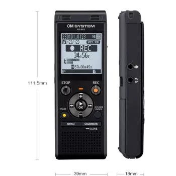 Olympus WS-883 Digitaler Sprachrekorder - 8 GB