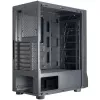 Chassis INTER-TECH A-3411 Creek Gaming Tower, ATX, 1xUSB3.0, 2xUSB2.0, Netzteil optional, Fenster-Seitenpanel, LED-Beleuchtung vorne, integrierte RGB-LED, Schwarz