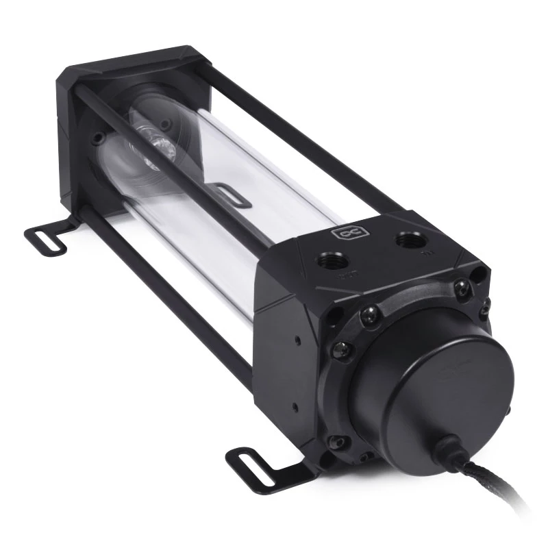 Alphacool Eisbecher Aurora D5 250 mm Ausgleichsbehälter inkl. VPP Apex D5 Pumpe, Acetal/Glas (13326)