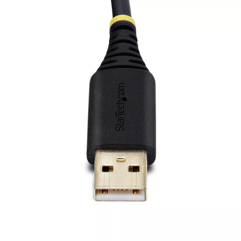 StarTech.com 13ft (4m) 2-Port USB-zu-Seriell-Adapterkabel, austauschbare DB9-Schrauben/Muttern, COM-Retention, USB-A auf DB9 RS232, FTDI, Level-4 ESD-Schutz, Windows/macOS/ChromeOS/Linux – Robuste TPE-Konstruktion