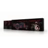 Gaming-Tastatur GEMBIRD GGS-UMG4-02 104 Tasten Full-Size USB QWERTY US-Englisch mit Maus, schwarz