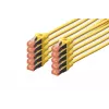 DIGITUS CAT6 S/FTP Patchkabel, 5 m, Gelb, 10er-Pack