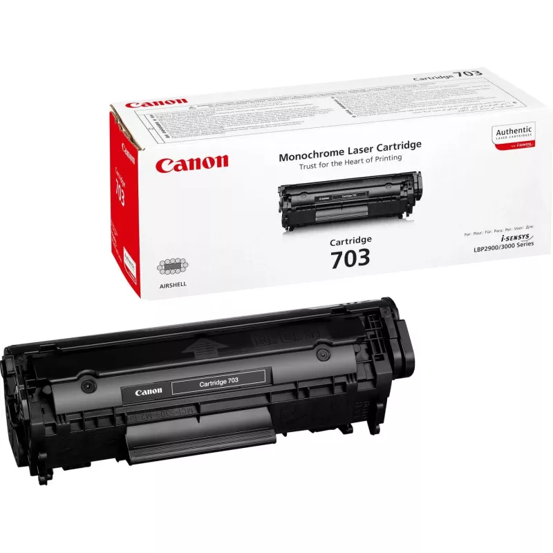 Canon CRG 703 Tonerkartusche, Schwarz, 2000 Seiten