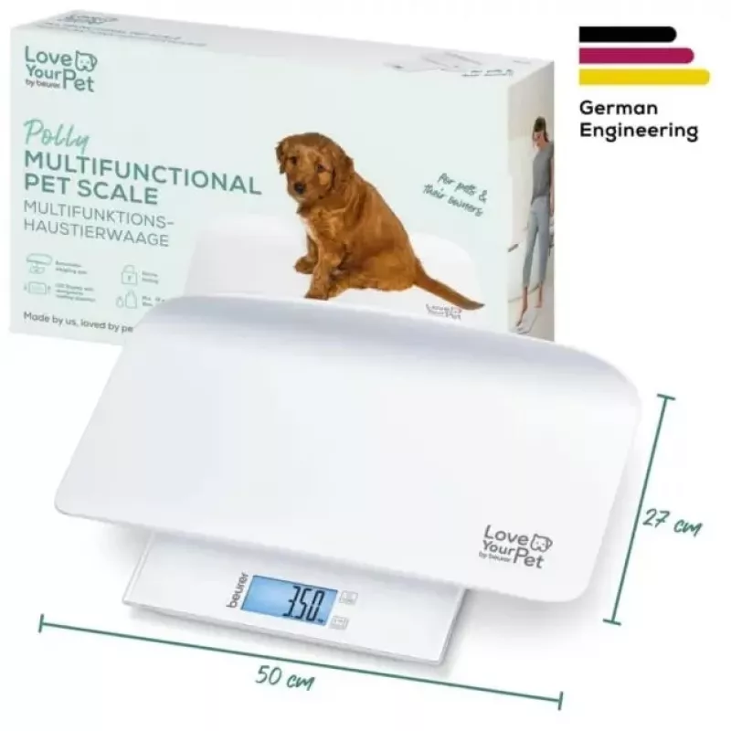Tierwaage Beurer PP170 multifunktional, Kapazität 20 kg, LCD-Anzeige