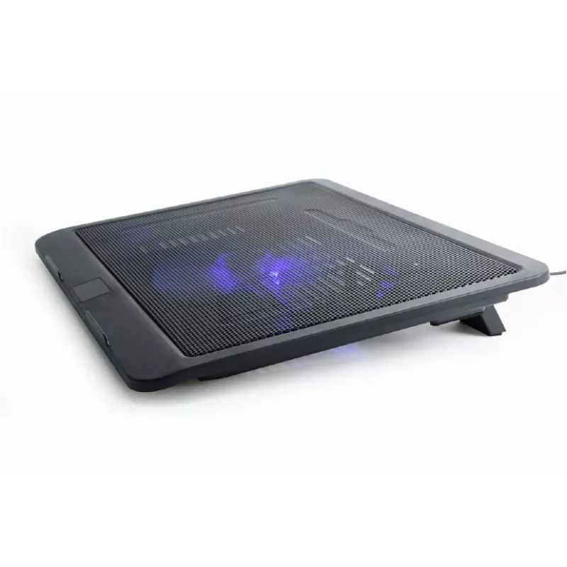 Gembird NBS-1F15-04 Notebook-Kühlständer mit 12-cm-Lüfter, bis 15 Zoll, schwarz