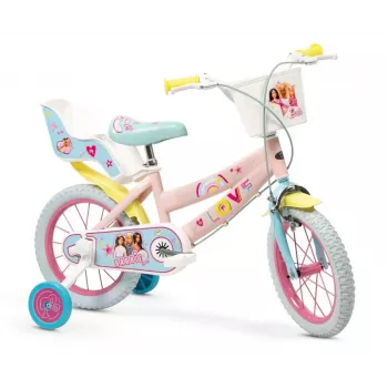 Kinderfahrrad Toimsa 12 Zoll Modell 1265 — Barbie-Design, 12-Zoll-Räder, geeignet für Kleinkinder