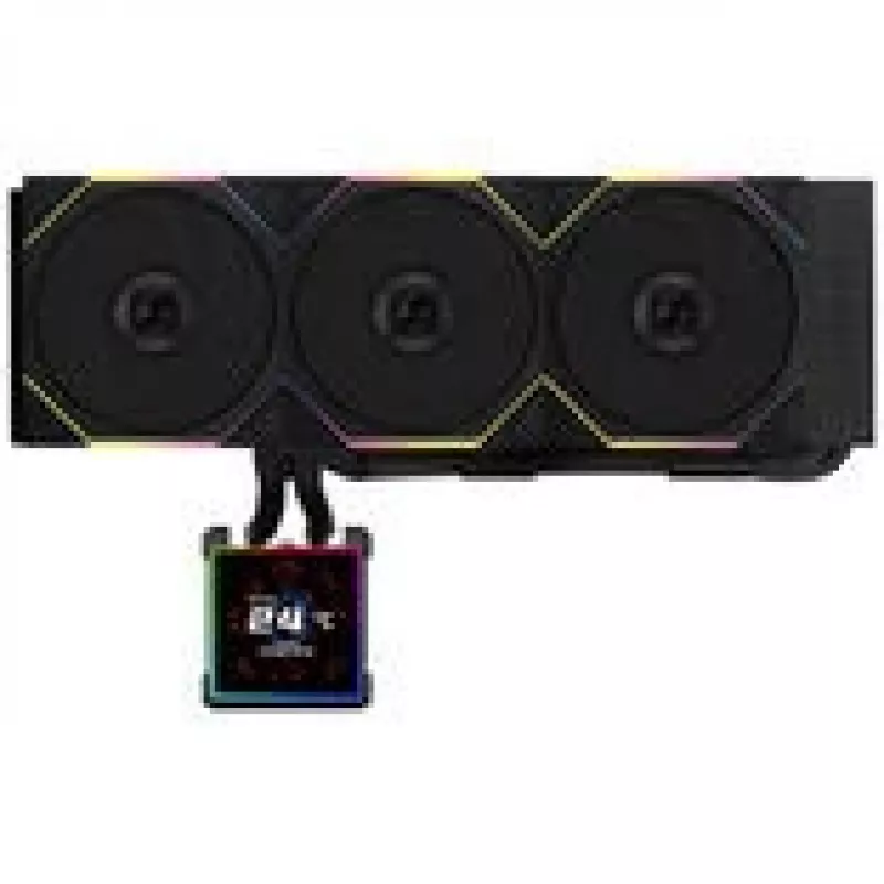 AiO-Flüssigkeitskühler lian li HydroShift II LCD-S 360mm mit RGB und LCD-Display