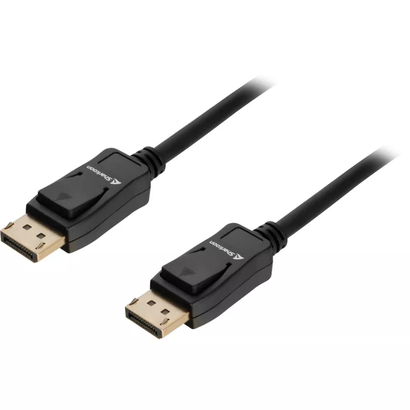 DisplayPort-Kabel Sharkoon 1.4 8K 3 m, DisplayPort 1.4, 3m Länge, unterstützt 8K-Auflösung