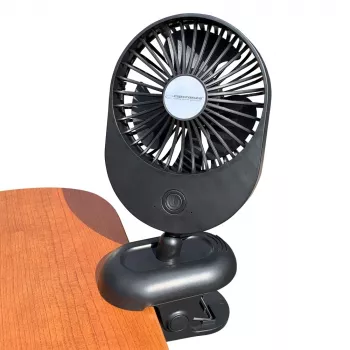 Lüfter Esperanza EHF103K, Kompakter USB-Lüfter, SCHWARZ