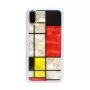 iKins Mondrian Hülle für iPhone XS/X, Weiß, K1624H