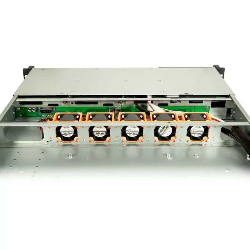 Inter-Tech IPC 1U-1404 Rack Schwarz, Edelstahl
