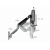 Gembird Verstellbare 2-Display-Wandhalterung 17''-32'' bis 8 kg MA-WA2-02