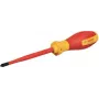 Bosch 1600A02NB9 VDE Schraubendreher PH2 x 125 Professional, Rot/Gelb