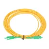 Extralink SC/APC-SC/APC Patchkabel, LSOH, Single-Mode, Simplex, G.657A2, 3 mm, 15 m, Gelb