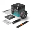 Stelio Armbanduhr STSWA102BT Activ Pro GPS 46 mm Schwarzes Titangehäuse