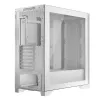Modecom Volcano Expanse S Midi-Tower-PC-Gehäuse, ATX/Micro-ATX/Mini-ITX, Temperglas, USB-C, Grafikkarte bis 430 mm, Weiß