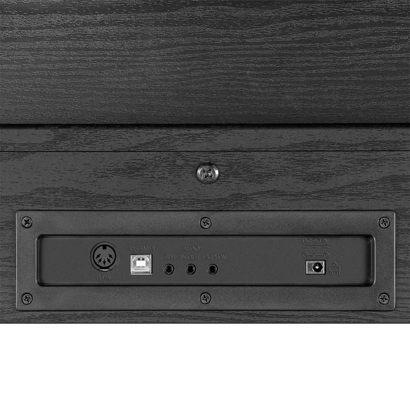 Digitalpiano Kruger & Matz KMDP-45P-BK — mattschwarze Oberfläche, gewichtete Tasten