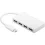 MicroConnect USB3.1CUSB3 USB-C-Multiport-Adapter, Hub mit 4x SuperSpeed USB 3.0