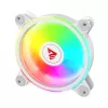 SAVIO FAN-01 WHITE 4er-Pack 120mm ARGB-Lüfter inklusive Controller und Fernbedienung