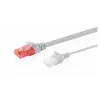 Patchkabel DIGITUS CAT6 U-UTP schlank, 5 m, grau
