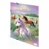 Schnellhefter HERMA Gummizugmappe A3 Karton Horse World