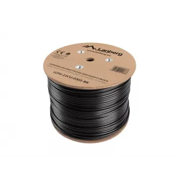 Lanberg LCF6-21CU-0305-BK Netzwerkkabel Schwarz 305 m Cat6 F/UTP (FTP) Außenbereich