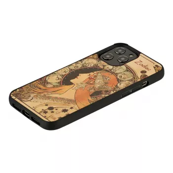 Handyhülle man and wood für iPhone 12 Pro Max — zodiac Schwarz