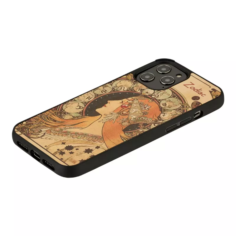 Handyhülle man and wood für iPhone 12 Pro Max — zodiac Schwarz