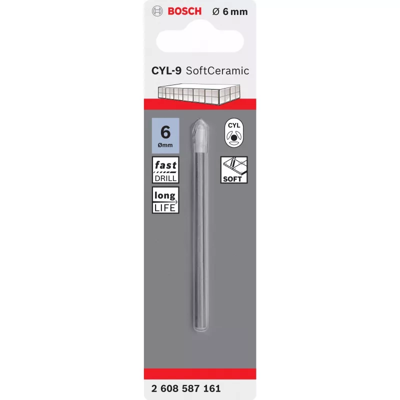 Fliesenbohrer Bosch CYL-9 Ceramic 6 mm 80 mm