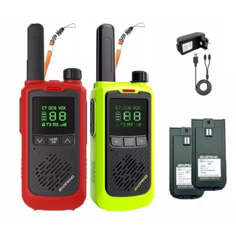 Baofeng BF-T17 Walkie-Talkie-Set, 2 Stück, grün