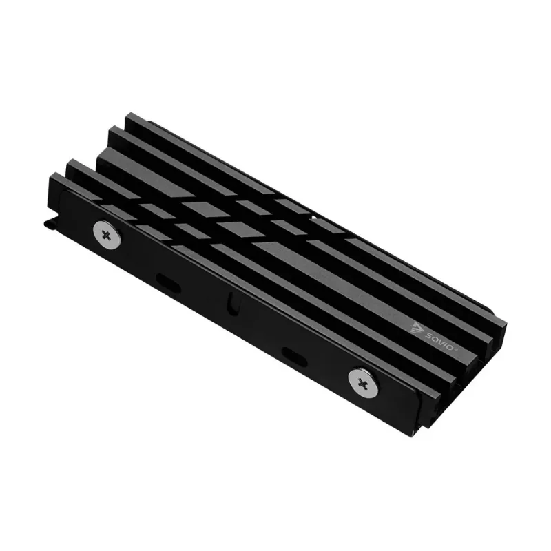 SAVIO AK-60 M.2 NVMe 2280 Laufwerkskühler, schwarz