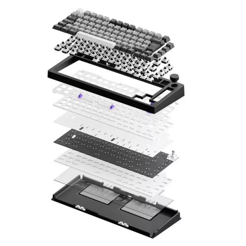 Akko Monsgeek M1 V5 ISO Barebone-Kit - Mondlichtweiß
