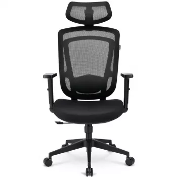 Bürostuhl Sharkoon OfficePal C10 – schwarz, ergonomisches Design, höhenverstellbar