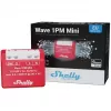 Shelly Qubino Wave 1PM Mini Z-Wave Mess-Schaltaktor Rot
