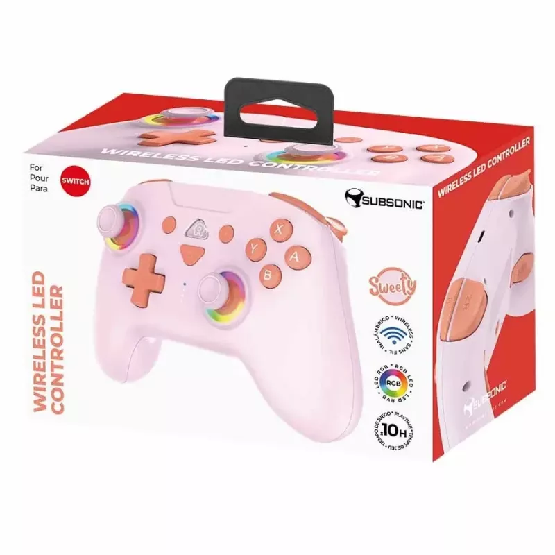 Subsonic Wireless Led Controller Sweety Pink for Switch