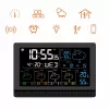 Manta MTO200B Windy Smart Wetterstation mit Außensensor, Wi-Fi, Schwarz