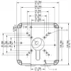 IP66 wasserdichte Anschlussdose ALLNET ALL-CAM2496-LEFN für Außenkamera-Installationen