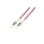 Logilink - Patchkabel - LC Multi-Mode (M) - LC Multi-Mode (M) - 15 m - Glasfaser - 50/125 µm - OM4 - halogenfrei - heather violet (FP4LC15)