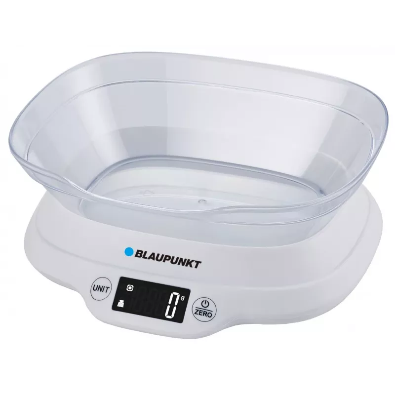 Küchenwaage mit Schüssel Blaupunkt FKS501 - 5 kg, 1 g, Schüssel, schwarz