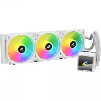 All-in-One CPU Wasserkühlung Sharkoon S60 ARGB Weiß 360mm Radiator
