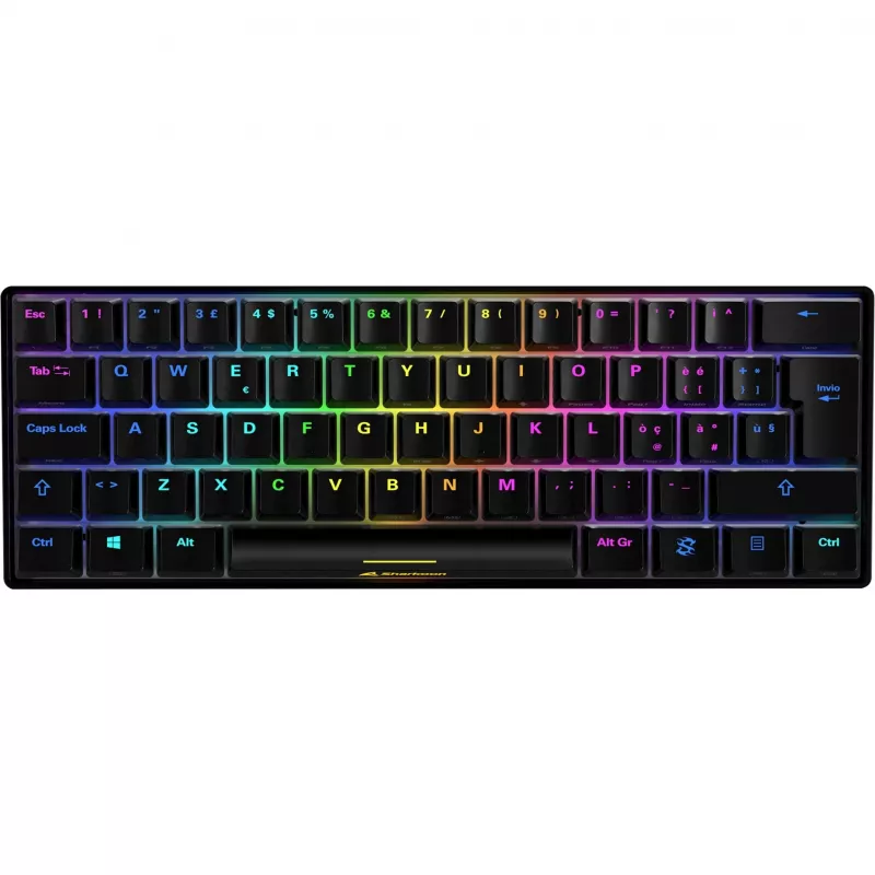 SKILLER SGK50 S4, Gaming-Tastatur schwarz, IT-Layout, Kailh Red