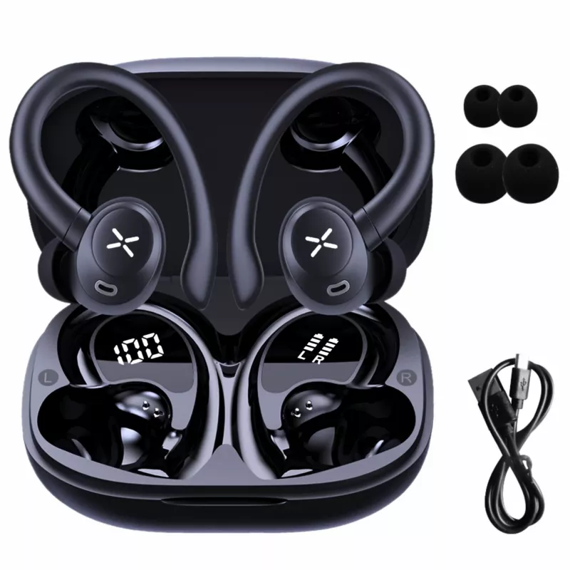 Kabellose Sport-Ohrhörer MANTA Rytmo Sport 2 MATWS012BK — True Wireless, In-Ear, Schwarz