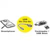 ROLINE USB 3.1 Kabeladapter, USB Typ C - A, ST/BU, OTG, schwarz, 0,15 m (11.02.9030)