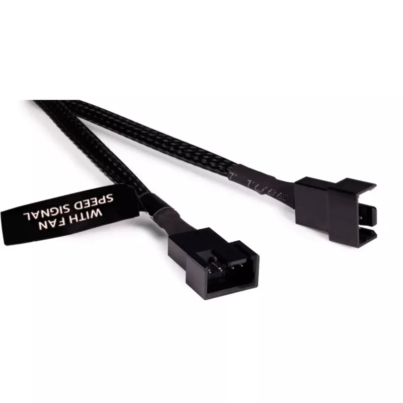Alphacool 18681 Y-Splitter 4-Pin auf 3x 4-Pin PWM Kabel 60 cm, schwarz