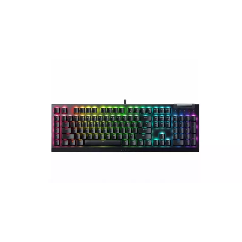 Razer BlackWidow V4 X kabelgebundene Gaming-Tastatur, Kyrillisch, Yellow Switches, Schwarz