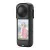 Silikon-Schutzhülle Puluz für Insta360 X4 — schwarz, robustes Design