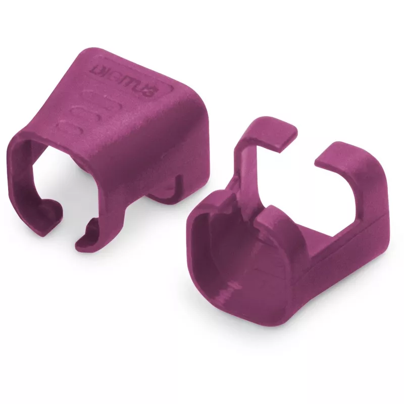 DIGITUS A-CC-MG Farbclips für Patchkabel, Magenta, 100 Stück