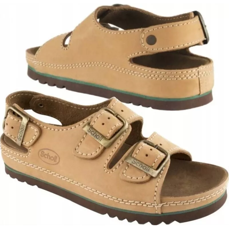 Bequeme Scholl AIR BAG BACK STRAP BRONZE Sandalen 39