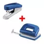 Locher- und Heftgerät-Set NOVUS E210 Locher + E15 Heftgerät, blau